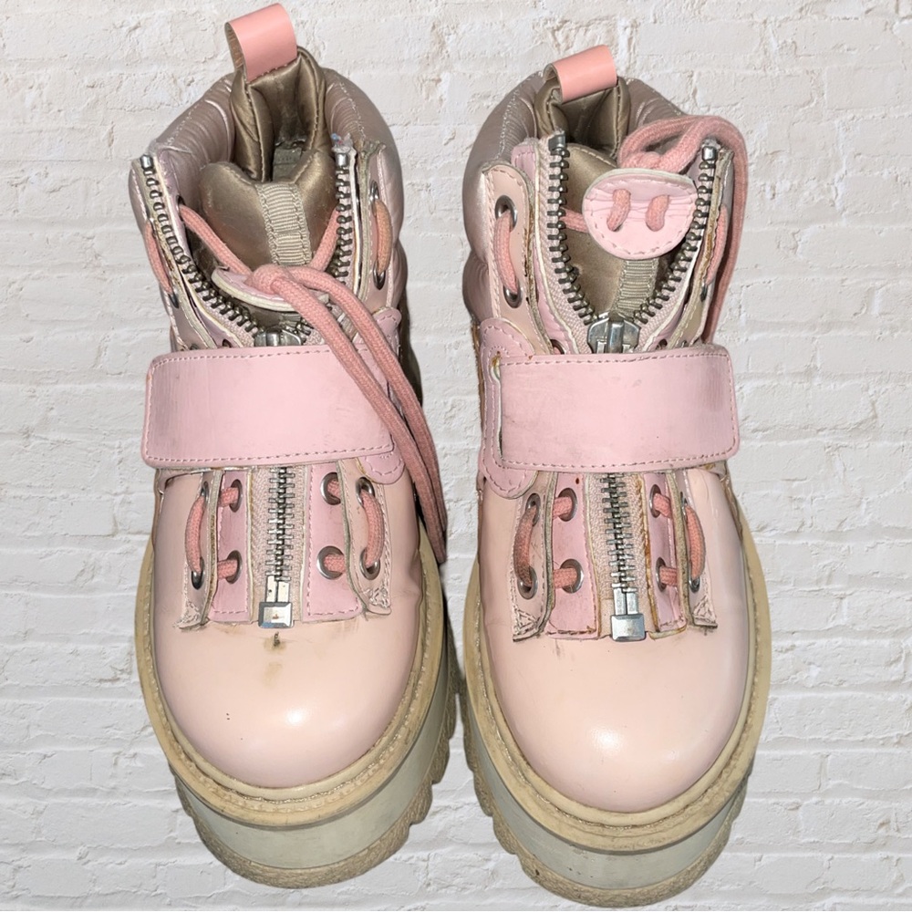 PUMA FENTY baby pink platform boots - Picture 3 of 10